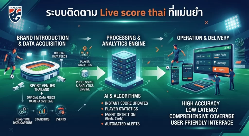 ระบบติดตาม Live score thai ที่แม่นยำ