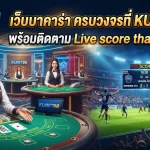 เว็บ บา คา ร่า ครบวงจรที่ KUBET88 พร้อมติดตาม Live score thai ได้ทันที